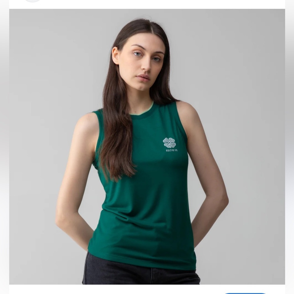 🆕 Celtic Women's Clover Print tank top size 12 New with Tags